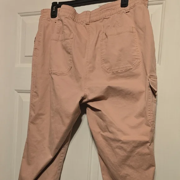 Talbots Pink Blush Cropped Cargo Pants - Picture 3 of 4